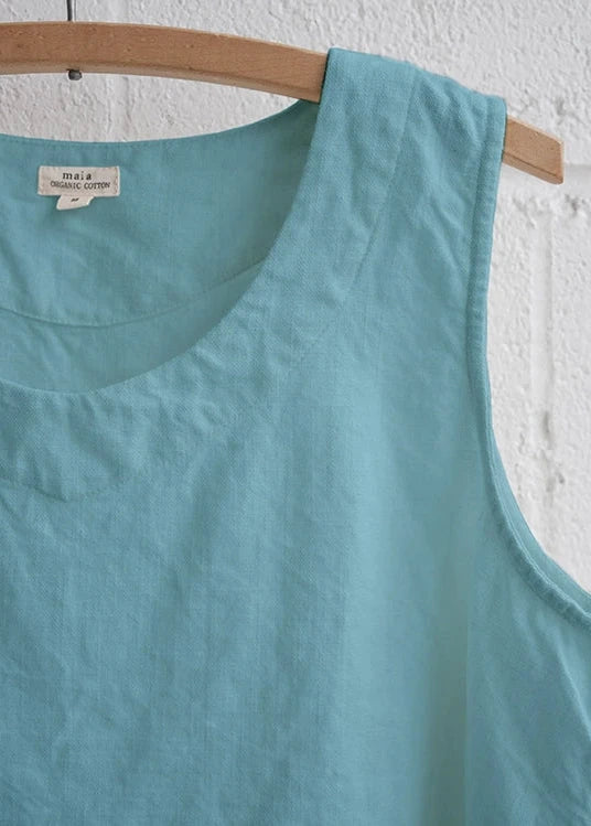 Organic cotton top with natural dyes made in Maia Studio in Guatemala.