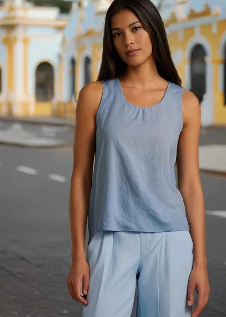 TOP LAGUNA - Organic Cotton Dress Made with Natural Dyes - MaiaStore