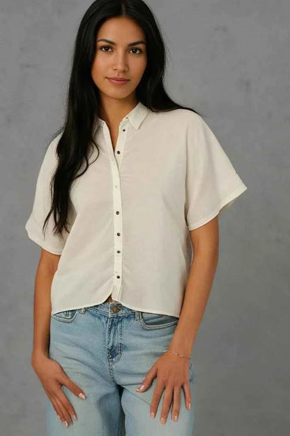RIO DULCE, Organic Cotton Shirt - Organic Cotton Dress Made with Natural Dyes - MaiaStore