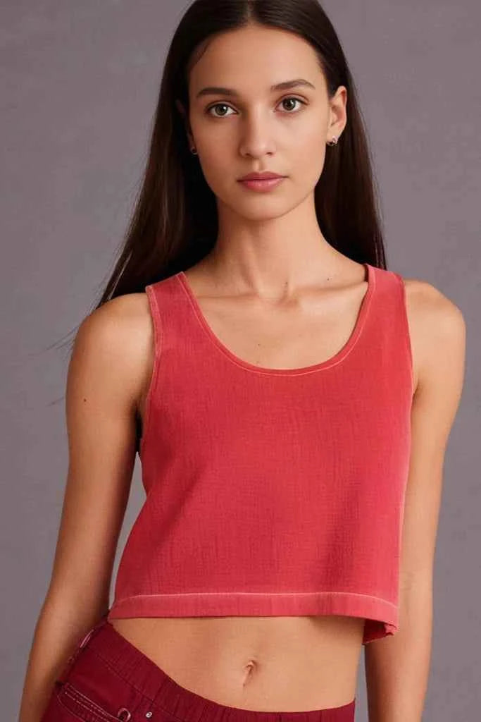TOP LUNA - An organic cotton top with natural dyes - MaiaStore
