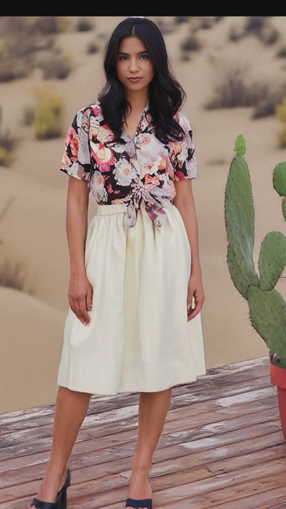 MONTERRICO, Falda de cáñamo orgánico: una opción de moda ecológica